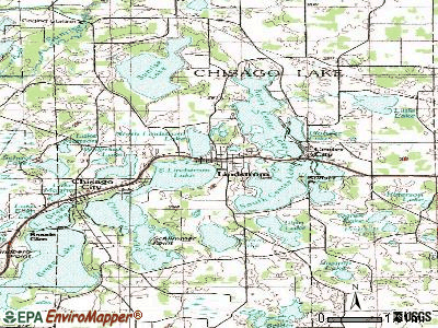 Lindstrom topographic map