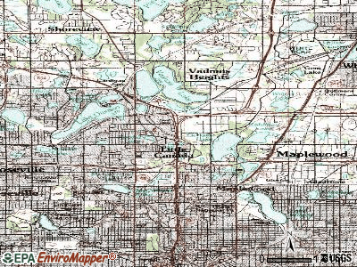 Little Canada topographic map