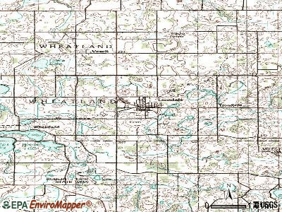 Lonsdale topographic map