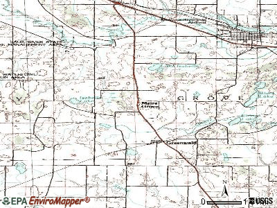 Meire Grove topographic map