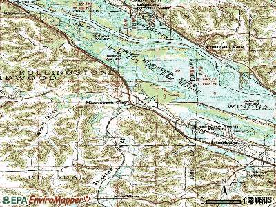 Minnesota City topographic map