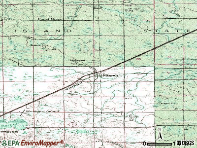 Mizpah topographic map