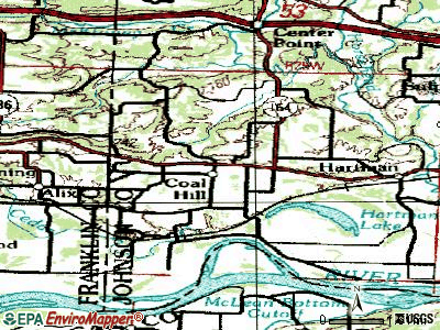 Coal Hill topographic map