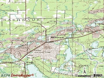 Nashwauk topographic map