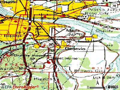 College Station topographic map