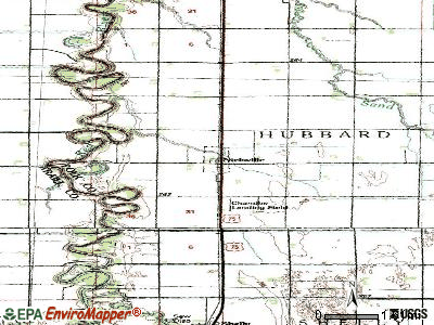 Nielsville topographic map