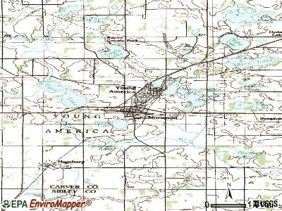 Norwood Young America topographic map