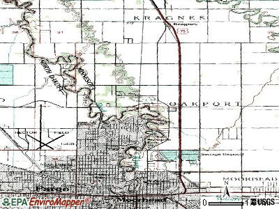 Oakport topographic map