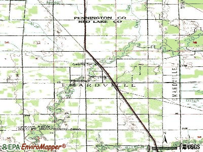 Plummer topographic map