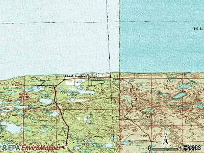 Redwood Falls topographic map