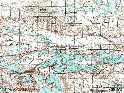 Richmond topographic map