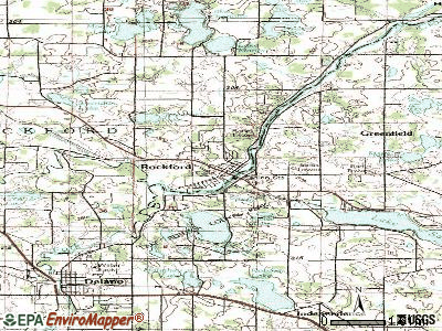 Rockford topographic map