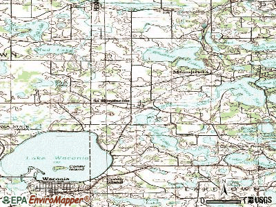 St. Bonifacius topographic map