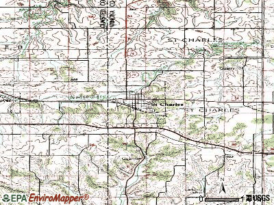 St. Charles topographic map