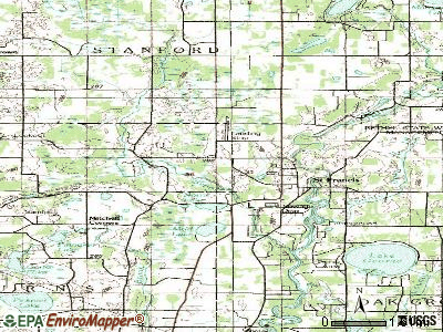 St. Francis topographic map