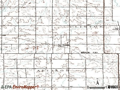 Steen topographic map