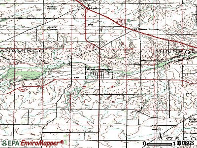 Wanamingo topographic map
