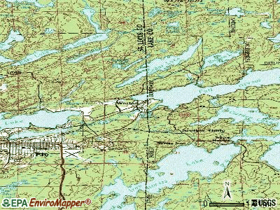Winton topographic map