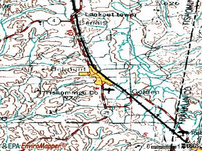 Belmont topographic map