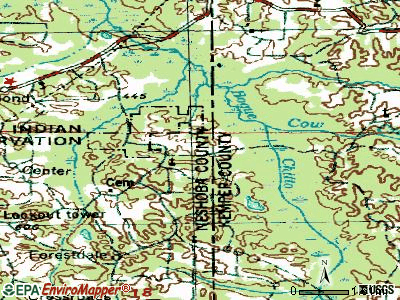 Bogue Chitto topographic map