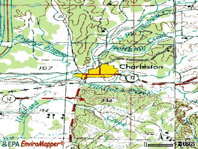 Charleston topographic map