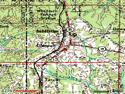 Greenville topographic map