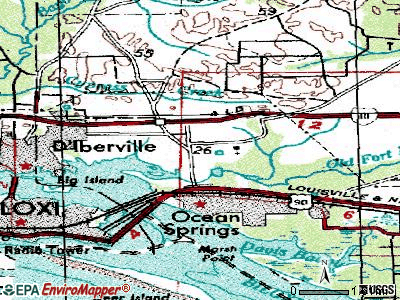 Gulf Hills topographic map