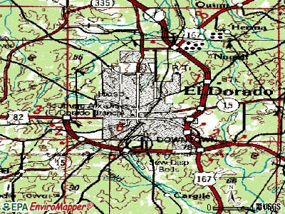 El Dorado topographic map