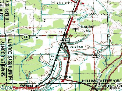Lynchburg topographic map