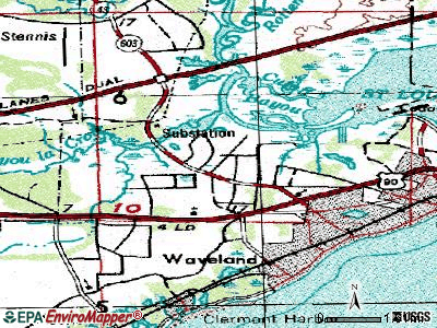 Shoreline Park topographic map