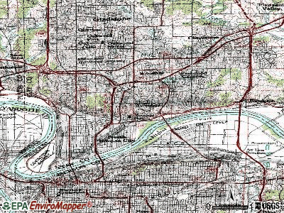 Avondale topographic map