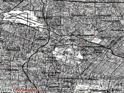 Bel-Nor topographic map