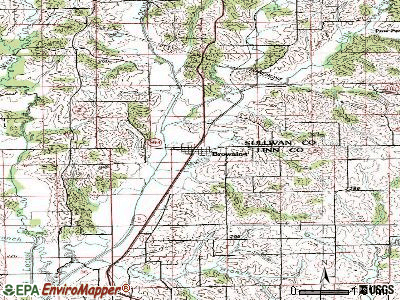 Browning topographic map