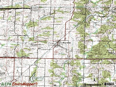 Bucklin topographic map