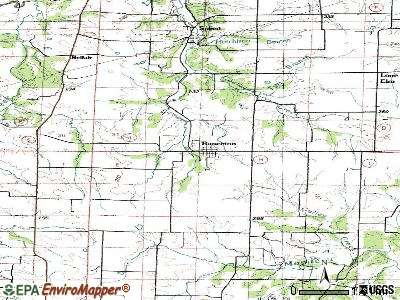 Bunceton topographic map