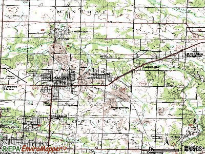 Carterville topographic map
