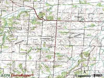Centerview topographic map