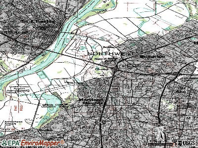 Champ topographic map