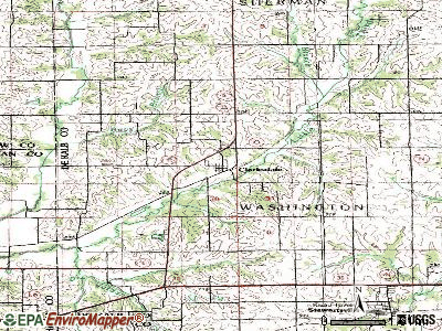 Clarksdale topographic map