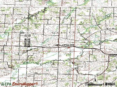 Clifton Hill topographic map