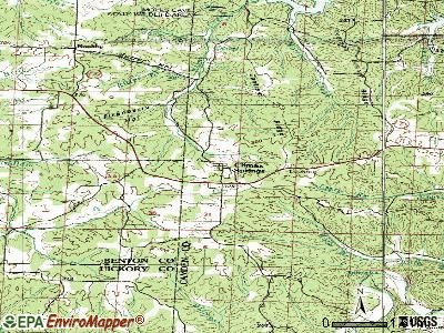 Climax Springs topographic map