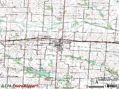 Concordia topographic map