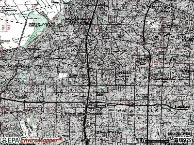 Creve Coeur topographic map