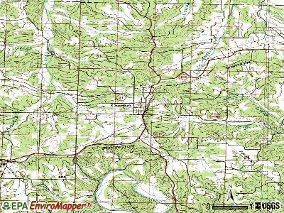 Crocker topographic map