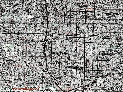 Crystal Lake Park topographic map