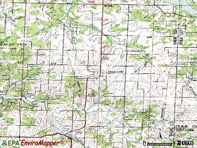Dadeville topographic map