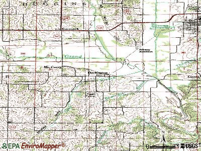 Darlington topographic map