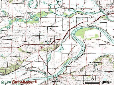 De Witt topographic map