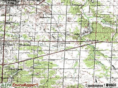 Duenweg topographic map