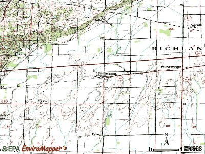 Essex topographic map